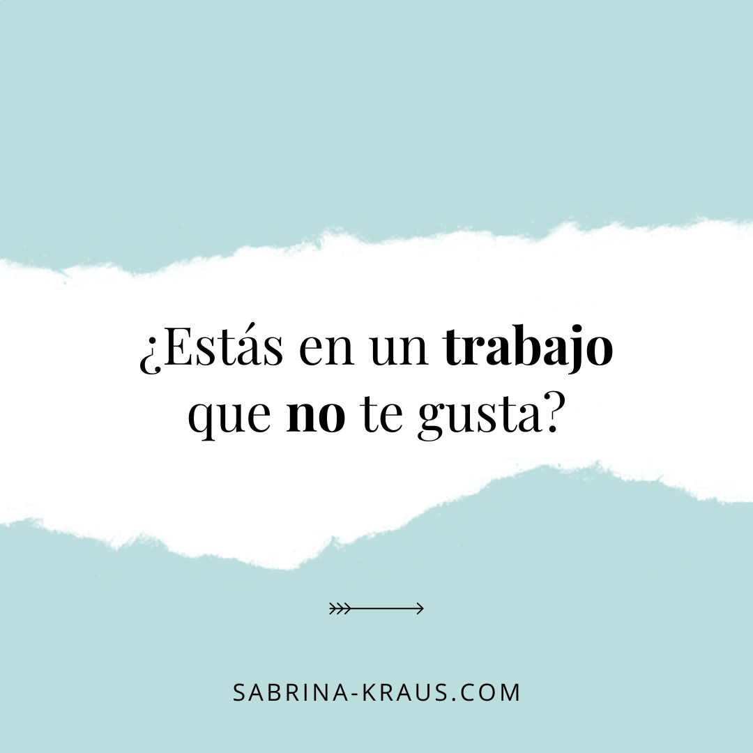 ¿Te gusta tu trabajo?